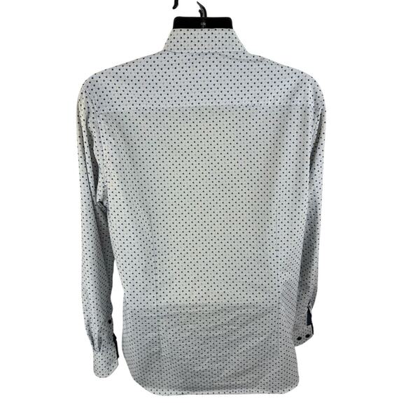 WRK 4 Way Stretch Performance Long Sleeve Button Up Geometric Print Size 16 Lrg - Picture 2 of 14